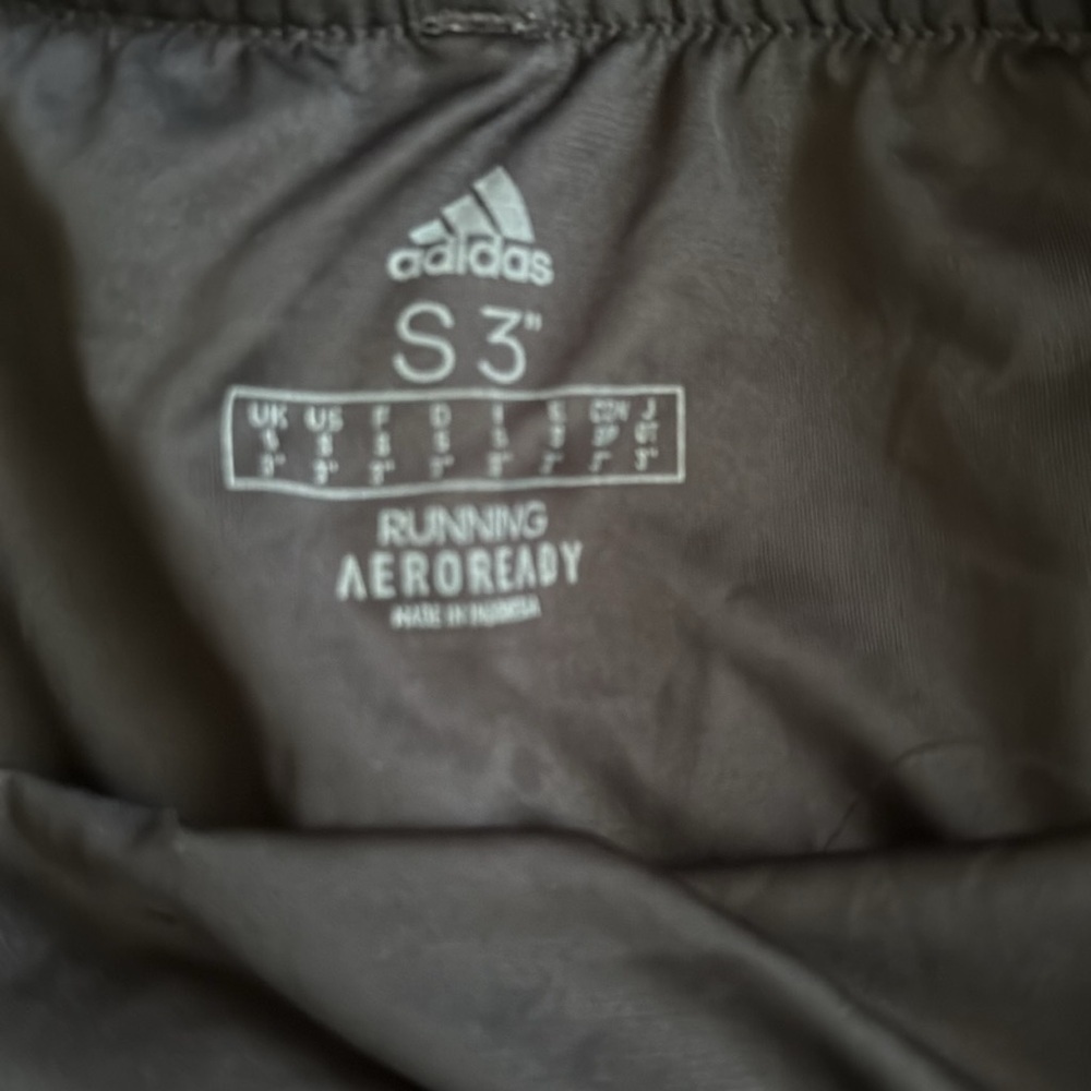 Adidas Women's Black Running Shorts 3” Inseam. NWOT Sz Small Lined - Picture 3 of 7